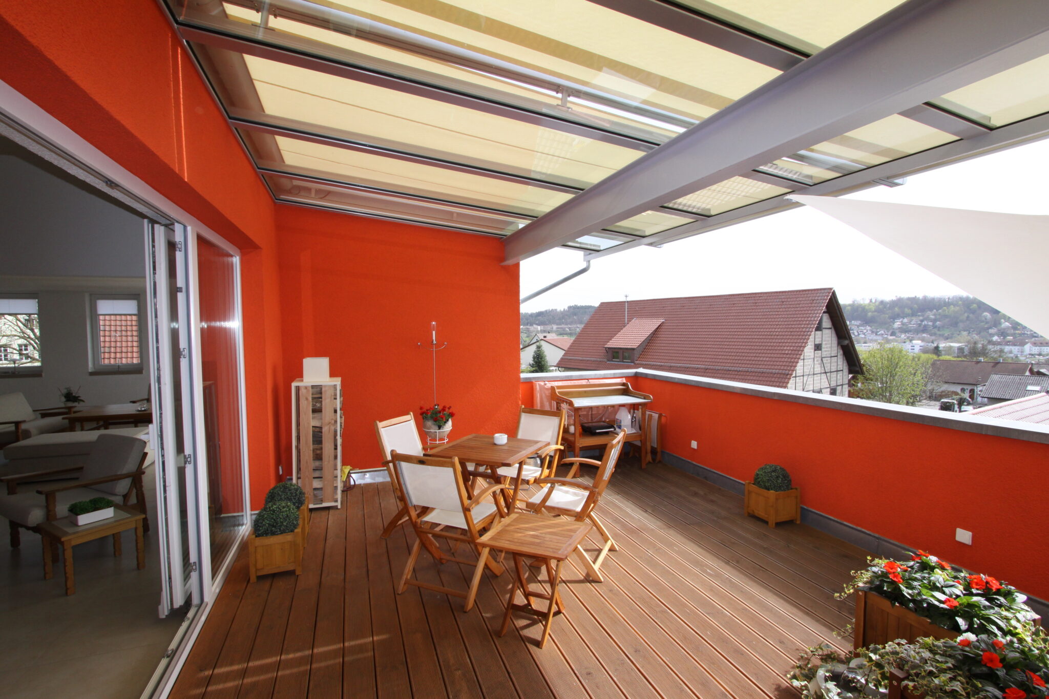 Terrassenüberdachung für Penthouse Wohnung in 71083 Herrenberg