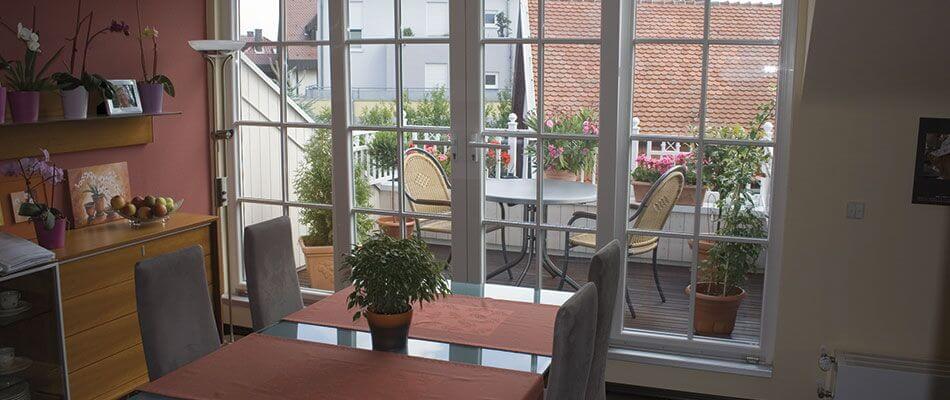 Parallelschiebekippfenstertuere mit Sprossen